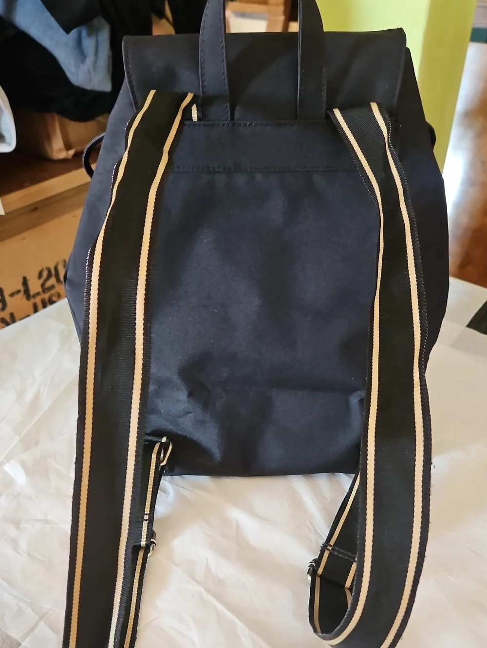 Ralph Lauren Monogram Black Backpack - Classic Everyday Carry